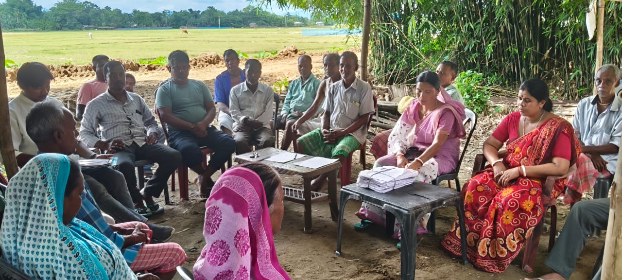 Gaon sabha conducted on 2nd June 2026 for villages selected for PMAGY village namely No. 2 Baligan NC in Dhemaji District