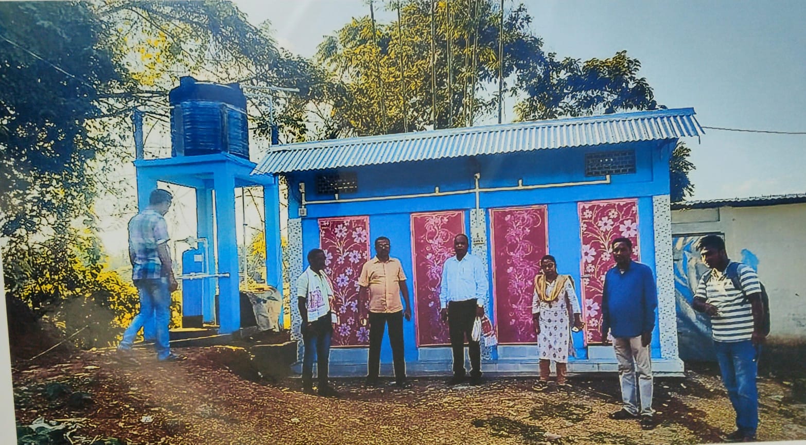 Const. of Boys Toilet at Digar Srikona High School