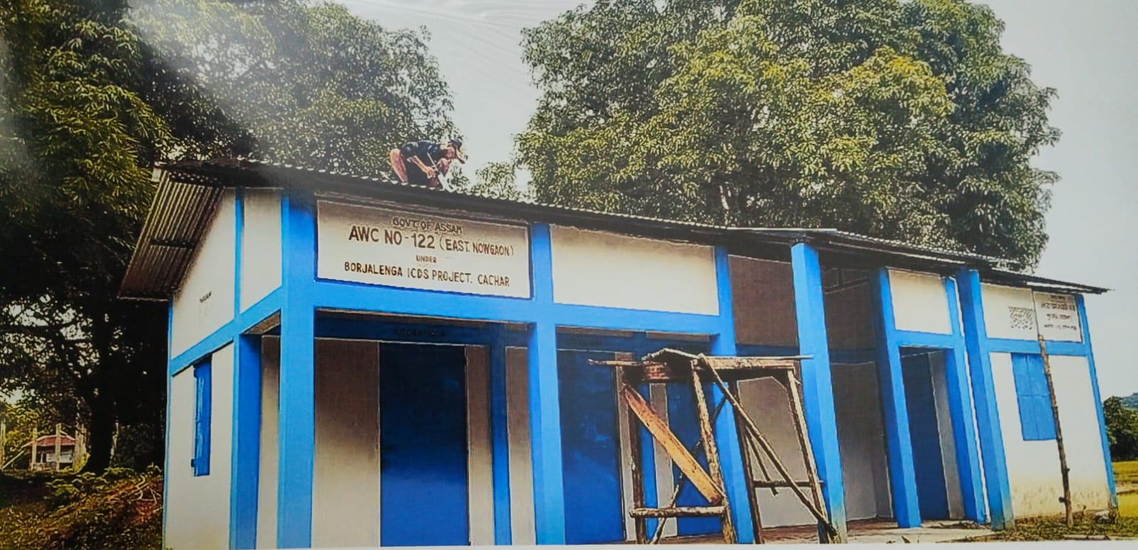 Const. of AWC No 122 Bhumiheen Roy Para at East Nuwagang
