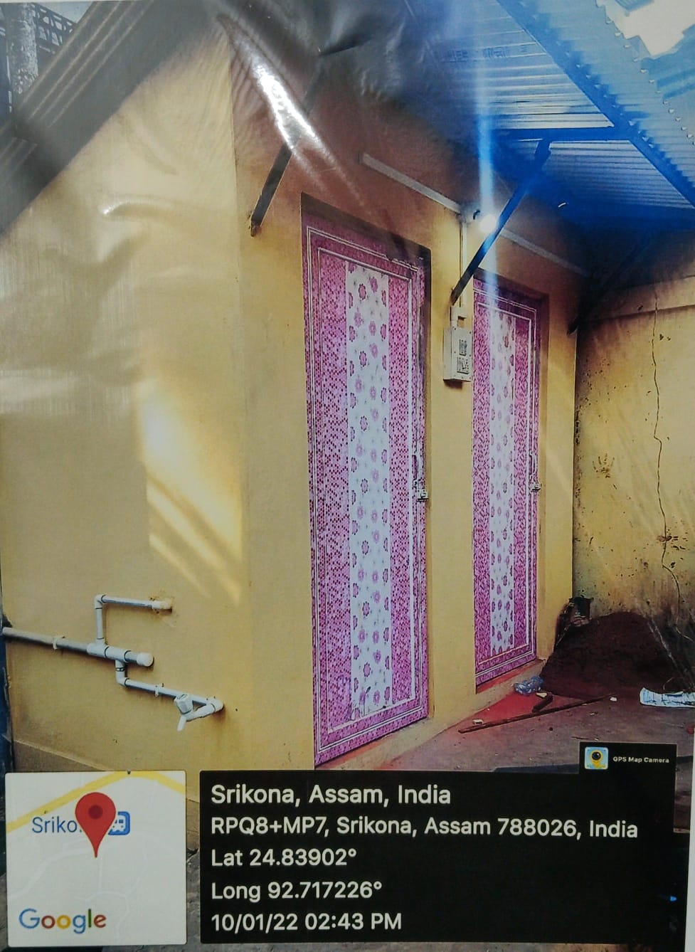 Const. of Boys Toilet at 1059 no Srikona  LPS