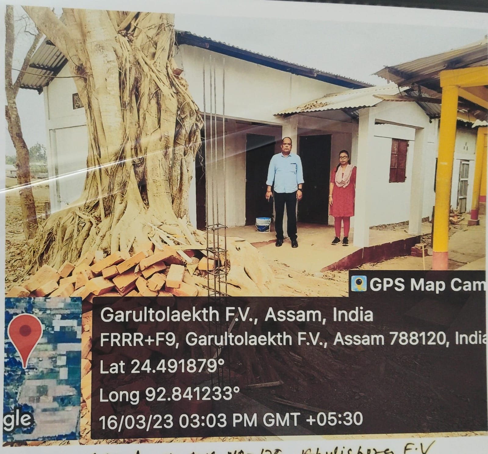 Const. of  AWC No 120 at Khulicherra FV