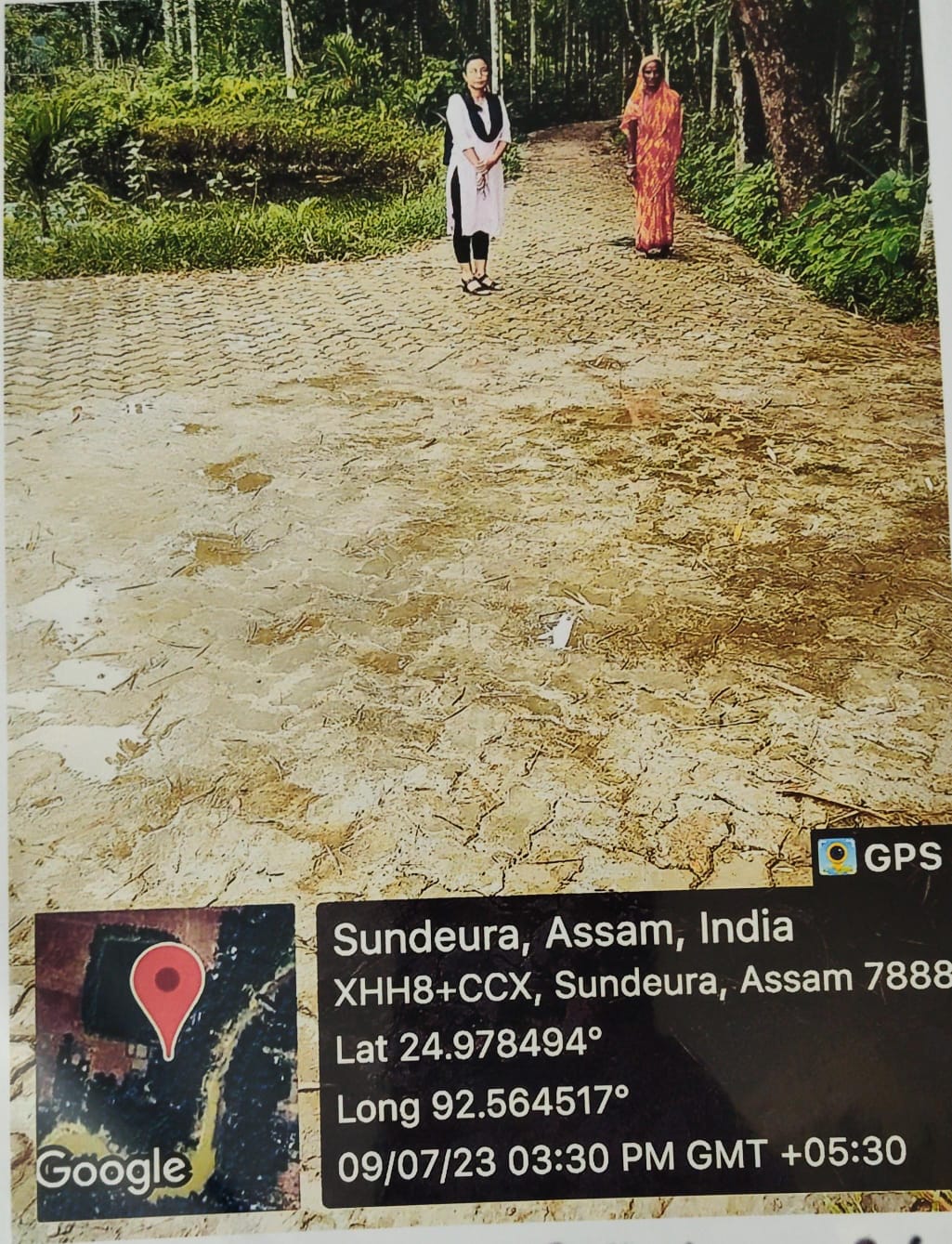 Const. of CC Block Road from Bebul Das house to kalibari near Padma Dighi (Fishery) at Chaligram, under Kalain GP