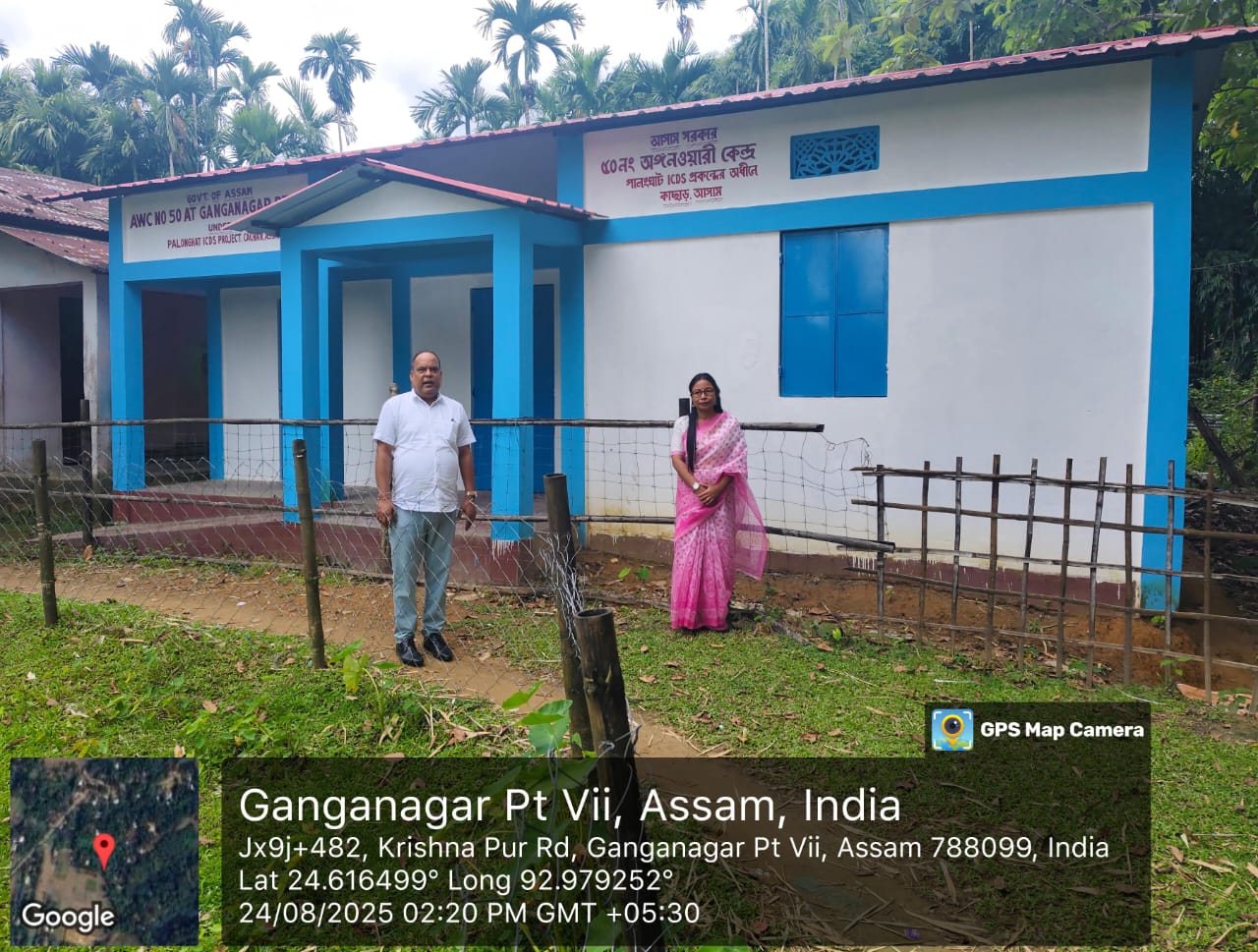 Repairing of Anganwadi Centre No 50 at Ganganagar pt VII