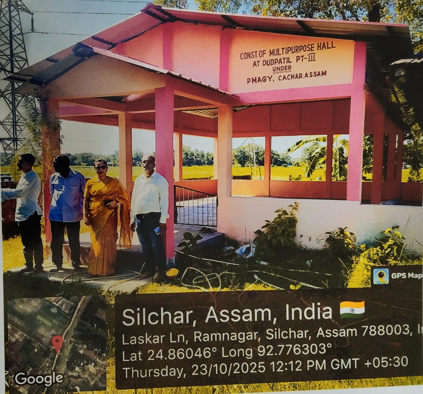Const of  Model Common Service centre near Shiv Mandir at Shantipur