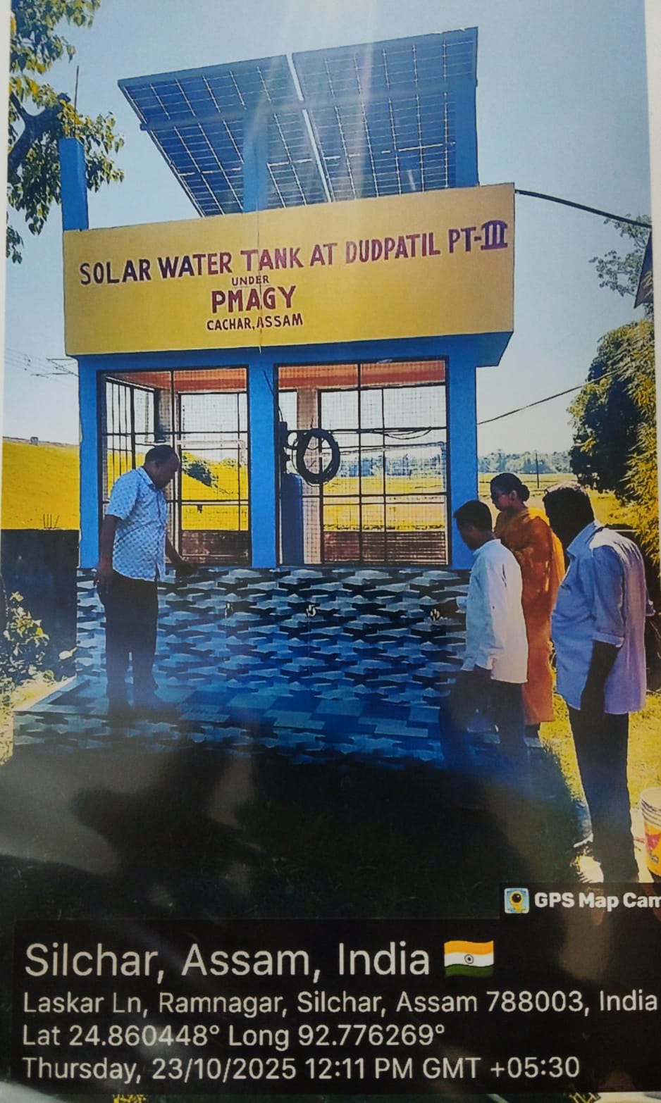 Const of  Water Tank with Solar facility at Dudhpatil Pt III