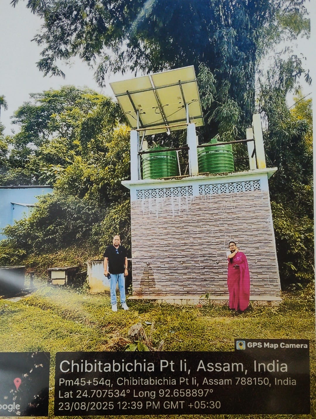 Const of Solar Water Tank at Chibitabichia Pt II