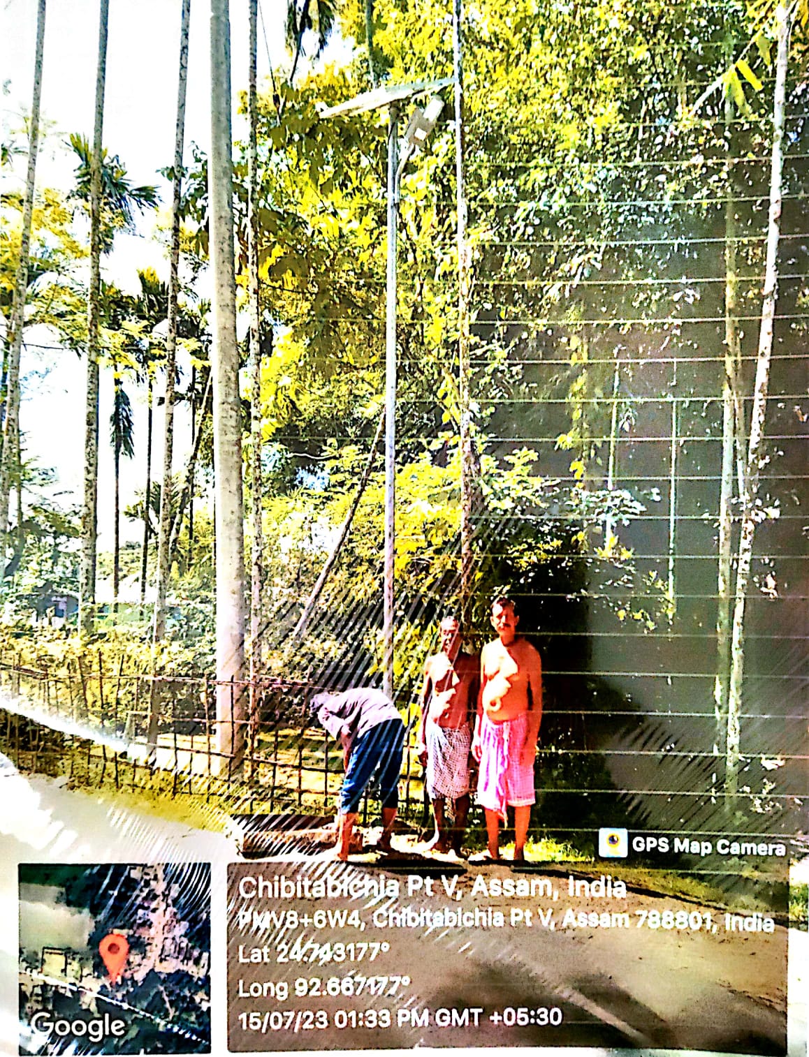 15 nos of solar street light @ Rs 40000 each is required for lightening of the internal roads of the village.