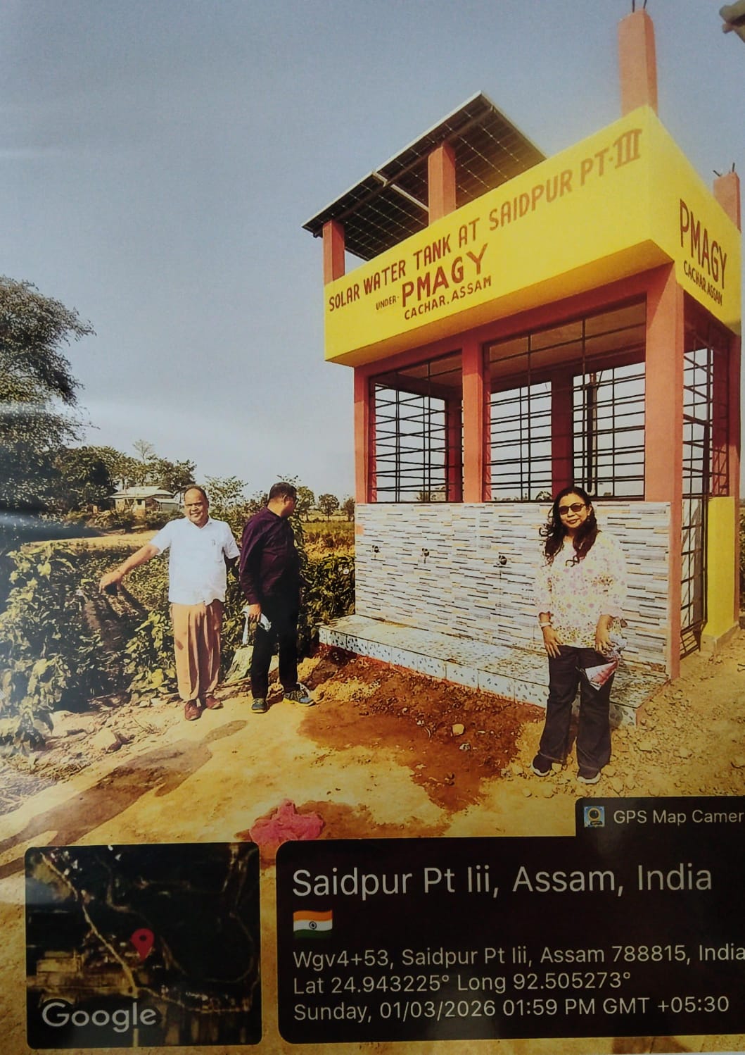 Const of Solar Water Tank at Saidpur Pt III