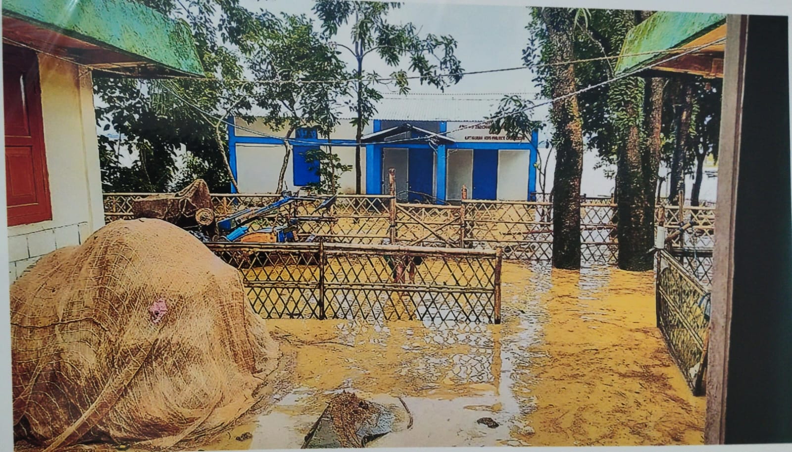 Const. of AWC No 262 under Katigorah ICDS Project Sanitation facilities in the house of Arjun Das.