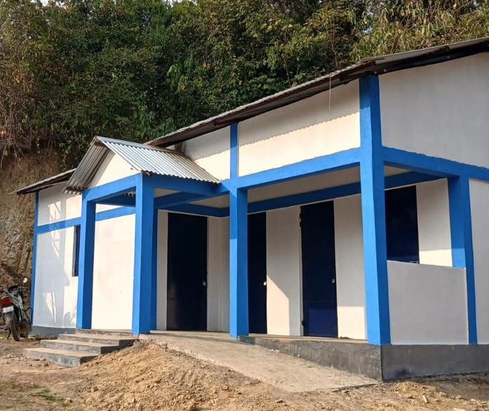 Const of AWC with Boundary wall at Jibangram