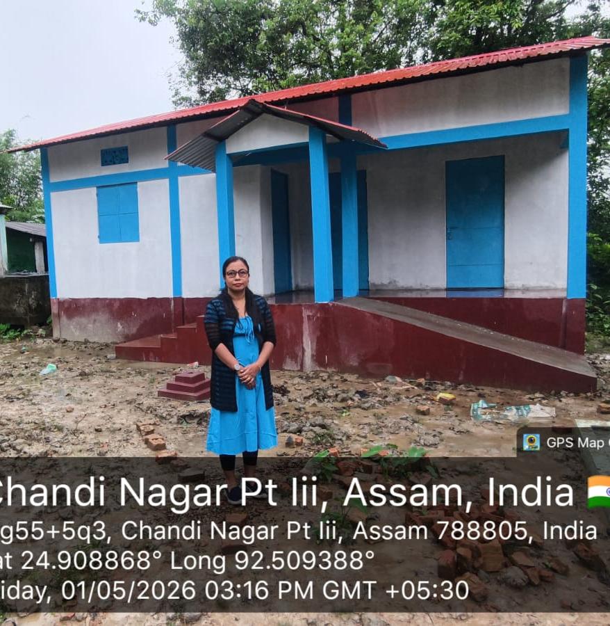 Const of AWC with Boundary wall at Chandinagar Pt III