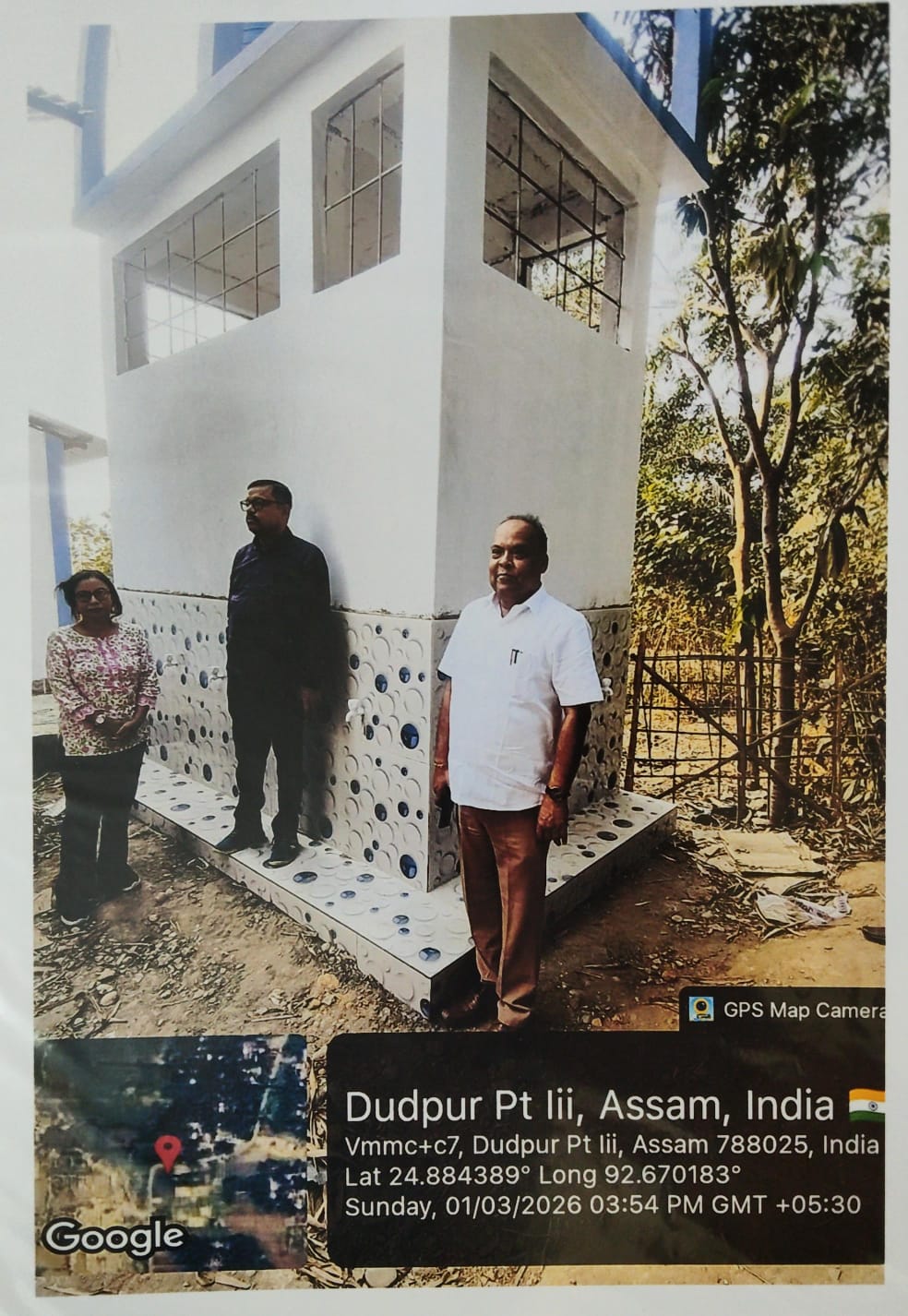 Const of Solar Water Tank at Chandpur Pt II