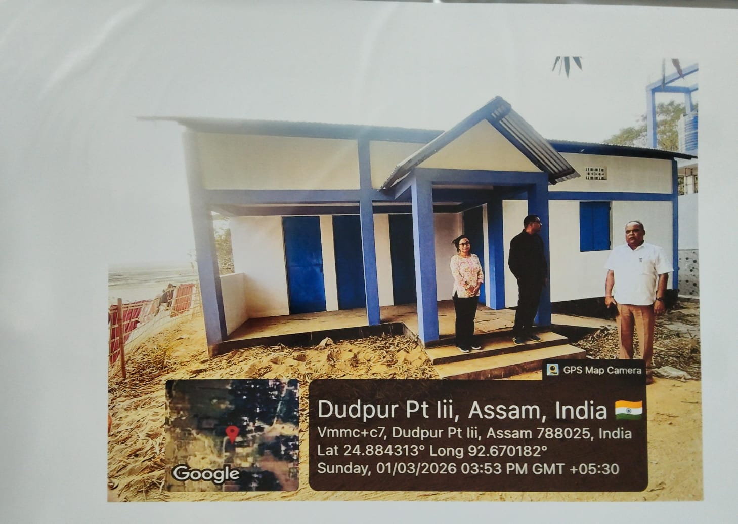 Const of AWC at  with boundary wall  at Chandpur Pt II
