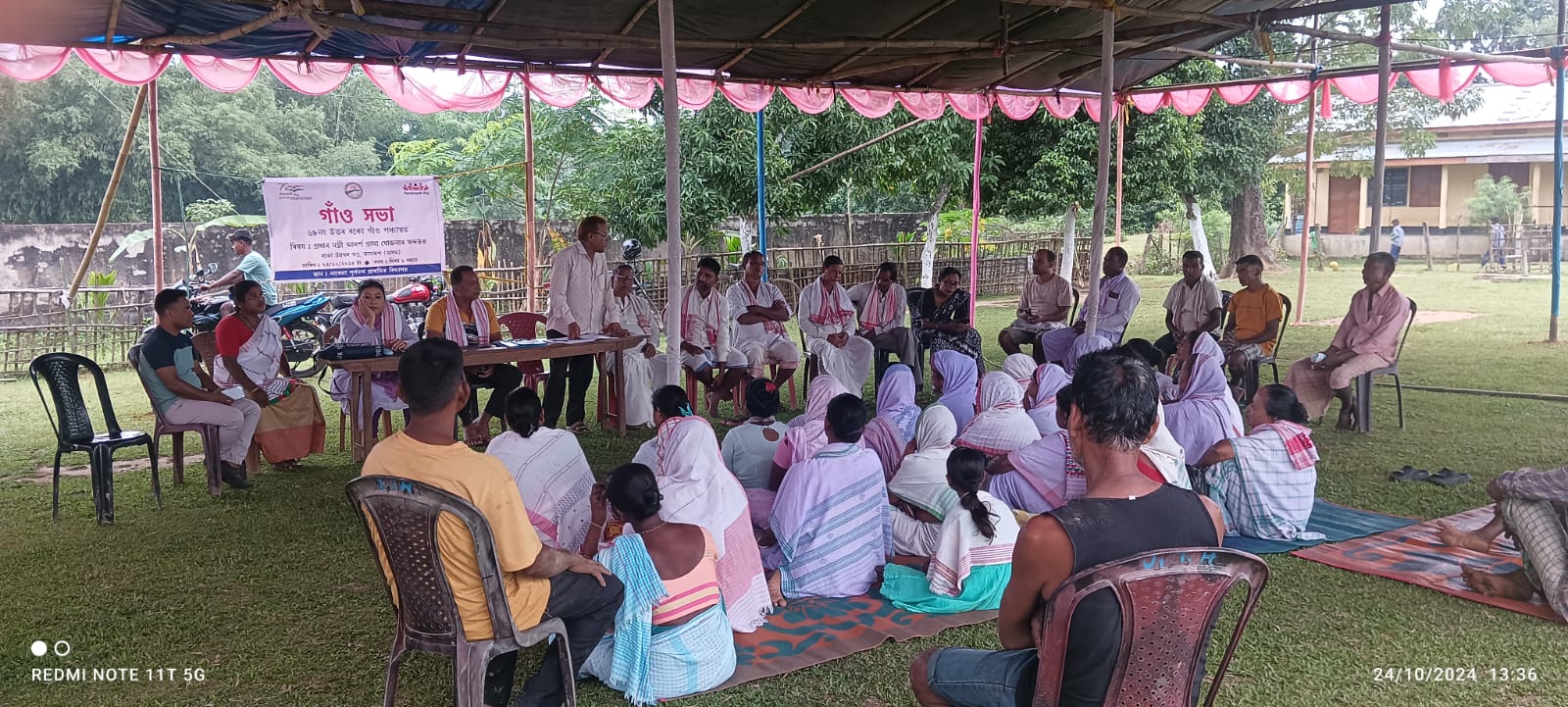 Gram Sabha at  Narenga Village